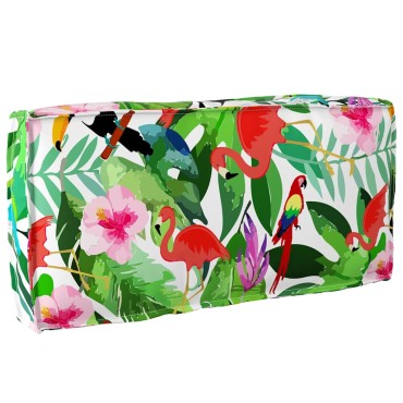 vidaXL Μαξιλάρι Floral Πολύχρωμο 80x40x12cm Ύφασμα Όξφορντ