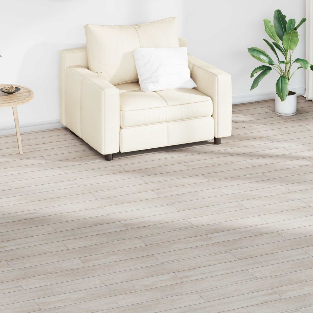 vidaXL Πλάκες Δαπέδου Λευκό Κλασικό Δρυς 5,02 m² 36 τμχ. PVC