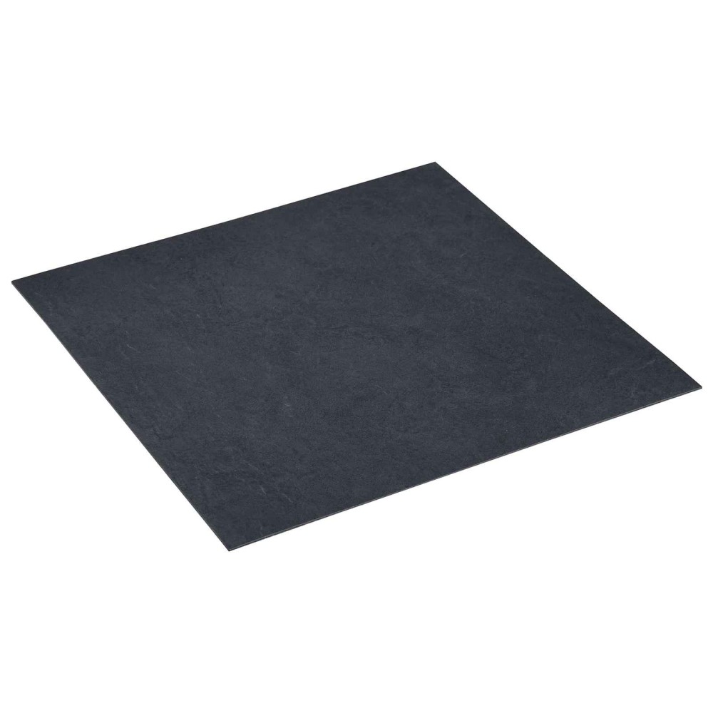 vidaXL Πλάκες Δαπέδου Μαύρο 5,11 τ.μ. 55 τμχ. PVC