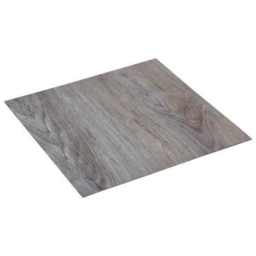 vidaXL Πλάκες Δαπέδου Ανοιχτό καφέ 5,11 τ.μ. 55 τμχ. PVC