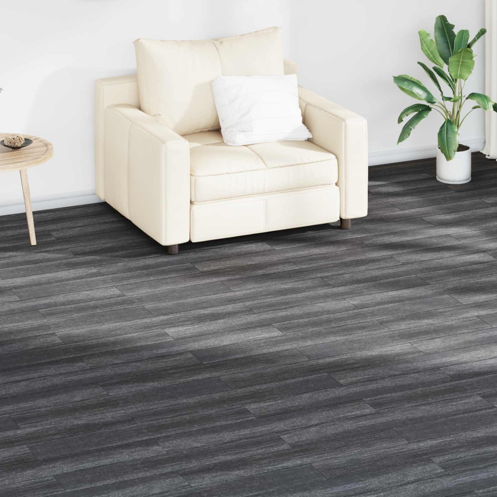 vidaXL Πλάκες Δαπέδου Μαύρο και Λευκό 2,51 m² 18 τμχ. PVC