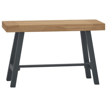 vidaXL Παγκάκι από Μασίφ Ξύλο Teak 80x30x50cm 1 τεμ.