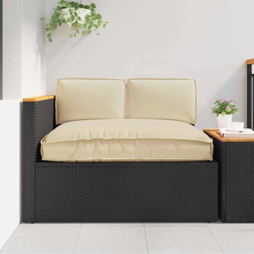vidaXL Σετ μαξιλαριών Ύφασμα Όξφορντ Μπεζ 120x80x52cm