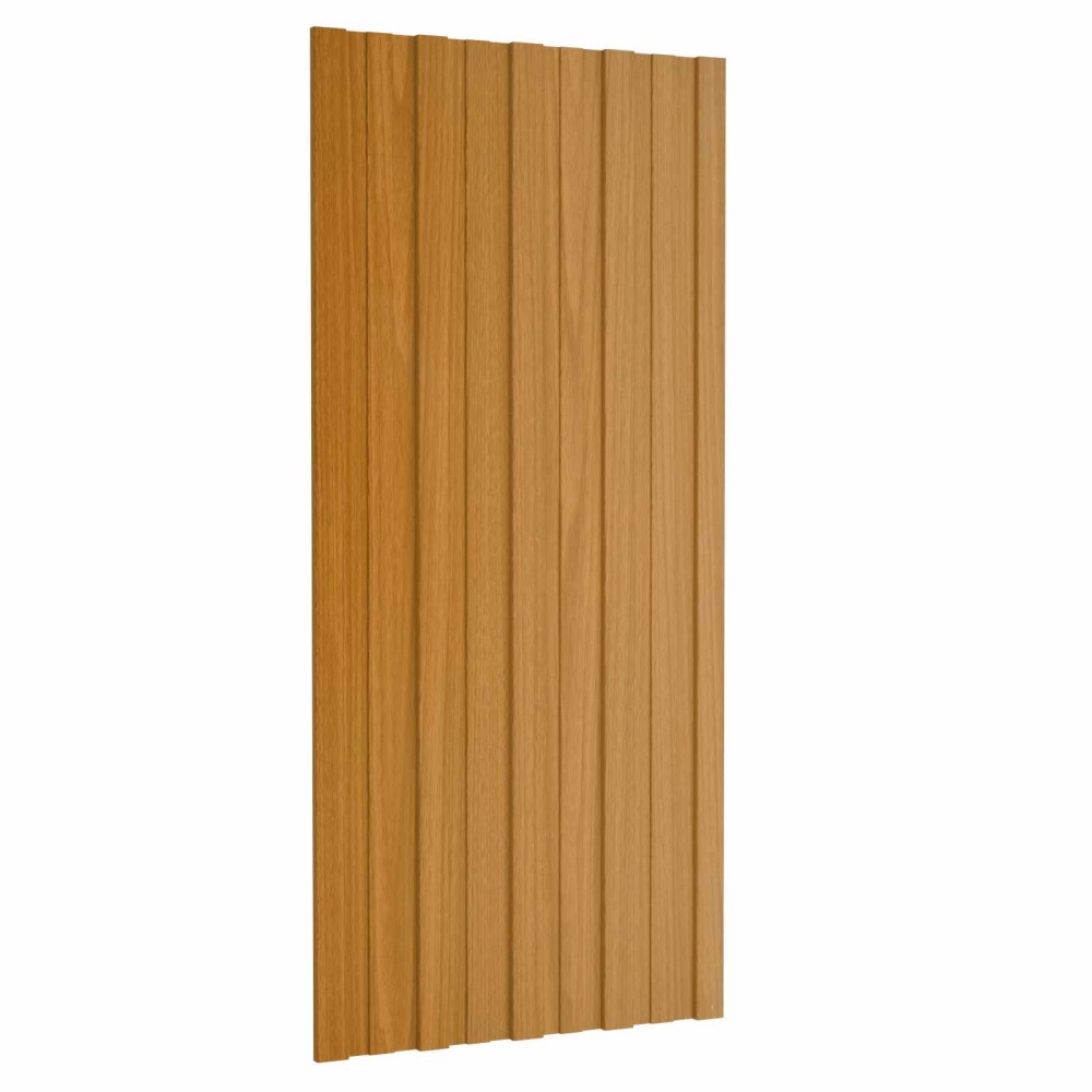vidaXL Πάνελ οροφής 12 τμχ. Φυσικό 100 x 45 cm Γαλβανισμένος χάλυβας