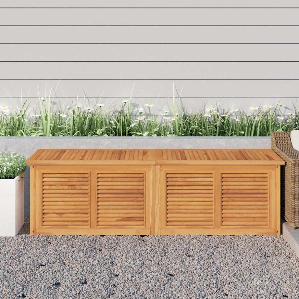 vidaXL Μπαούλο Αποθήκευσης Κήπου με Τσάντα 175x50x55cm Μασίφ Ξύλο Teak 1 τεμ. vidaXL Μπαούλο Αποθήκευσης Κήπου με Τσάντα 175x50x55cm Μασίφ Ξύλο Teak 1 τεμ.