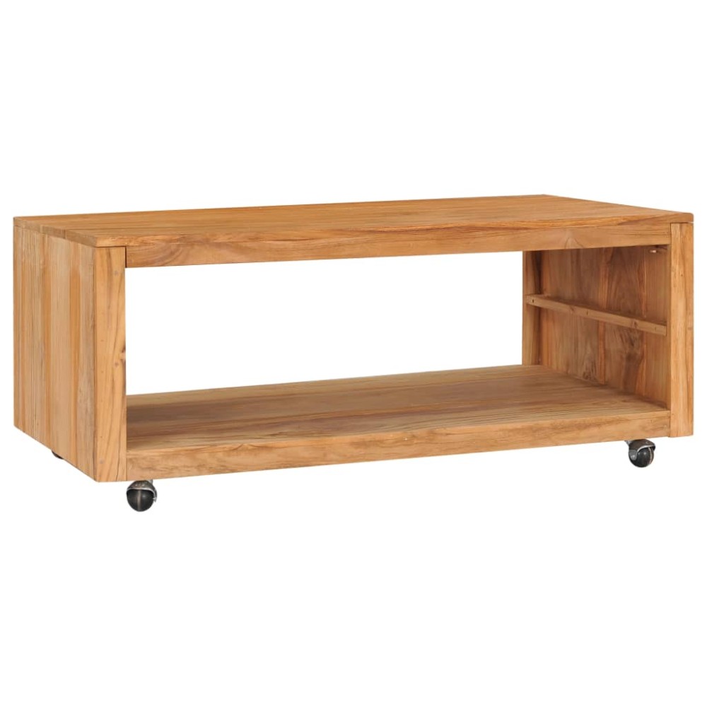 vidaXL Τραπεζάκι Σαλονιού 110x60x40cm από Μασίφ Ξύλο Teak 1 τεμ.