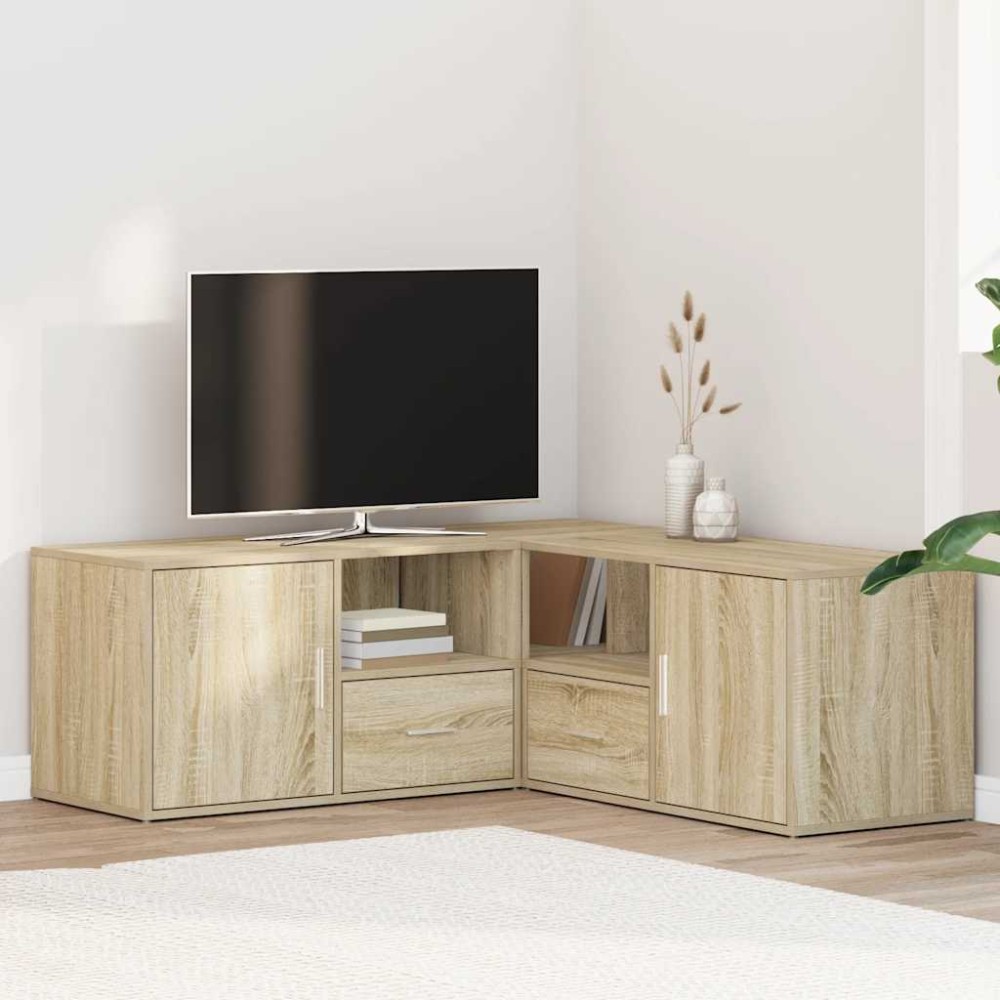 vidaXL Ντουλάπι Γωνιακό Sonoma Δρυς 200x40x45cm Επεξεργασμένο Ξύλο 1 τεμ.