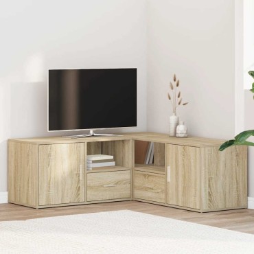 vidaXL Ντουλάπι Γωνιακό Sonoma Δρυς 200x40x45cm Επεξεργασμένο Ξύλο 1 τεμ.