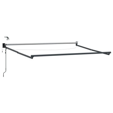 vidaXL Electric Awning Frame with LED and Wind Sensor 3 x 2,5 m
