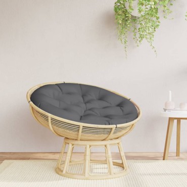 vidaXL Μαξιλάρι Στρογγυλό Ανθρακί 100x11cm από Ύφασμα Oxford