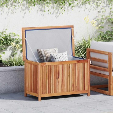 vidaXL Μπαούλο Αποθήκευσης Κήπου 90x50x58cm από Μασίφ Ξύλο Teak 1 τεμ.