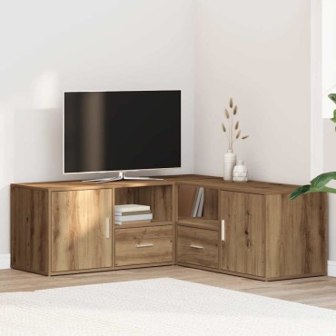 vidaXL Ντουλάπι Γωνιακό Αρτισιανή Δρυς 200x40x45cm από Επεξ. Ξύλο 1 τεμ.