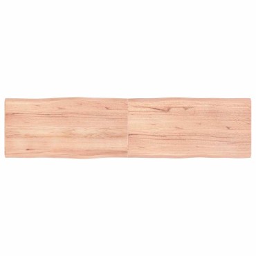 vidaXL Επιφ Τραπεζιού Αν Καφέ 160x40x(2-4)cm Ακατέργ. Μασίφ Ξύλο Δρυός 1 τεμ.