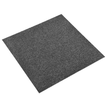 vidaXL Χαλί 20 τμχ. Ανθρακί 50x50cm 100% Πολυπροπυλένιο