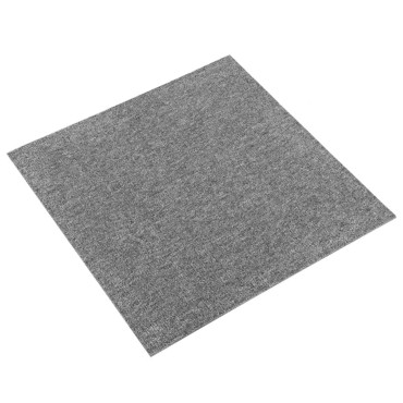 vidaXL Χαλί 20 τμχ. Γκρι 50x50cm 100% Πολυπροπυλένιο