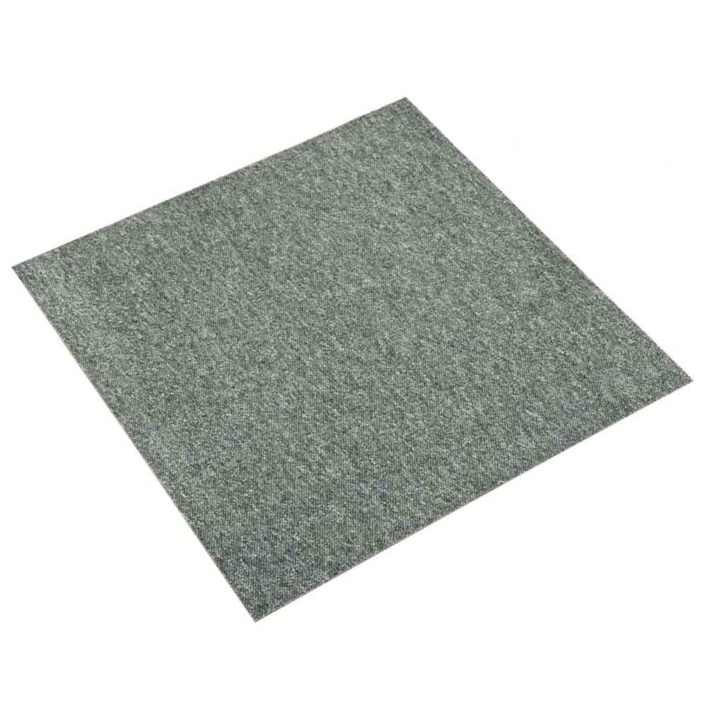 vidaXL Χαλί 20 τμχ. Πράσινο 50x50cm 100% Πολυπροπυλένιο