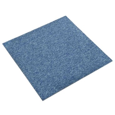 vidaXL Χαλί 20 τμχ. Μπλε 50x50cm 100% Πολυπροπυλένιο