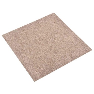 vidaXL Χαλί 20 τμχ. Μπεζ 50x50cm 100% Πολυπροπυλένιο