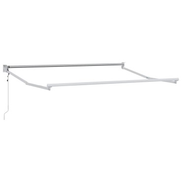vidaXL Electric Awning Frame 3,5 x 2 m Λευκό