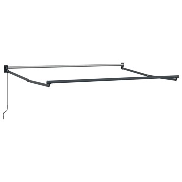 vidaXL Manual Awning Frame 3 x 2 m Ανθρακί Powder-Coated Aluminium