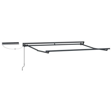 vidaXL Solar Electric Awning Frame 3.5 x 2 m Ανθρακί