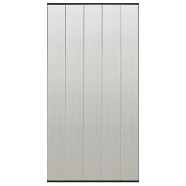 vidaXL Σήτα Πόρτας Κουρτίνα 5 Τεμαχίων Μαύρη 120 x 240 εκ.