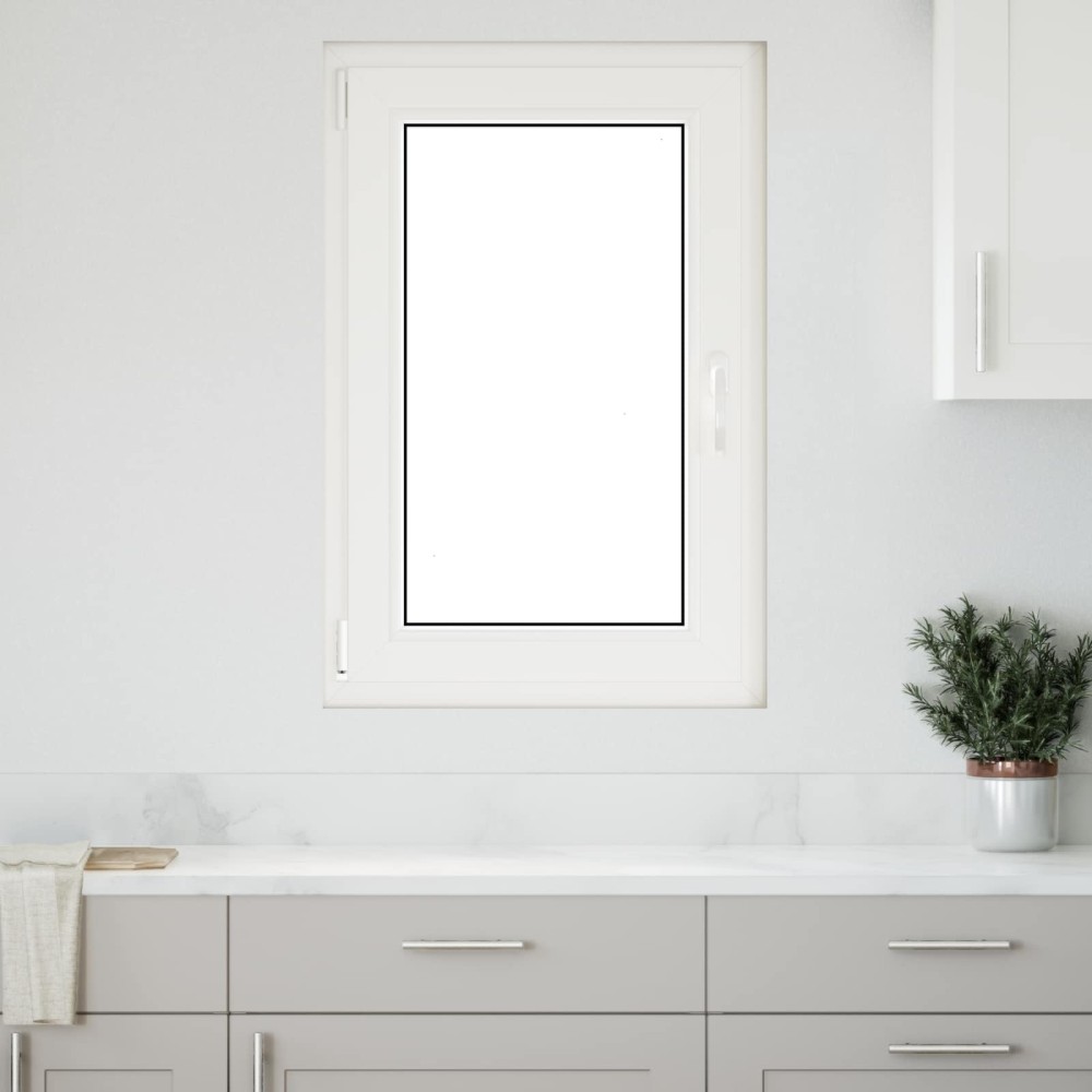 vidaXL Παράθυρο Κάτω Στρώματος RISOR 60 x 80 cm PVC και Γυαλί Λευκό