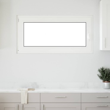 vidaXL Παράθυρο Κάτω Στρώματος RISOR 120 x 60 cm PVC και Γυαλί Ανθρακί