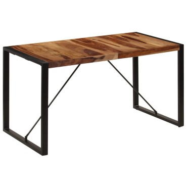 vidaXL Τραπεζαρία 140x70x75cm από Μασίφ Ξύλο Ακακίας 1 τεμ.