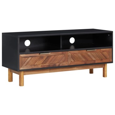 vidaXL Έπιπλο Τηλεόρασης 100x35x45cm από Μασίφ Ξύλο Ακακίας/MDF