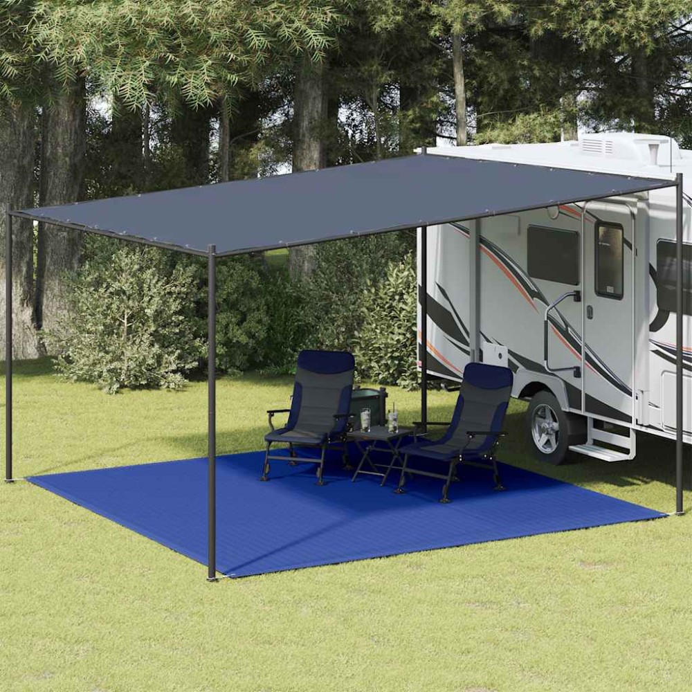 vidaXL Χαλί Σκηνής Μπλε 400 x 400 εκ. από HDPE