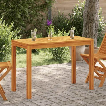 vidaXL Τραπεζαρία Κήπου 110x55x75cm Μασίφ Ξύλο Ακακίας 1 τεμ.