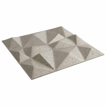 vidaXL Πάνελ τοίχου 12 τμχ. 50 x 50 cm Διαμάντι Μπετόν Φελιζόλ XPS