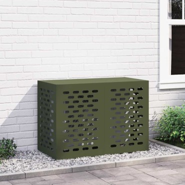 vidaXL Κάλυμμα κλιματιστικού Λαδί 100 x 50 x 70 cm