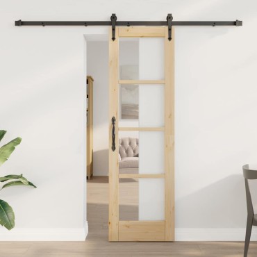 vidaXL Συρόμενη Πόρτα ORKDAL Φυσικό 61 x 198,5 εκ.