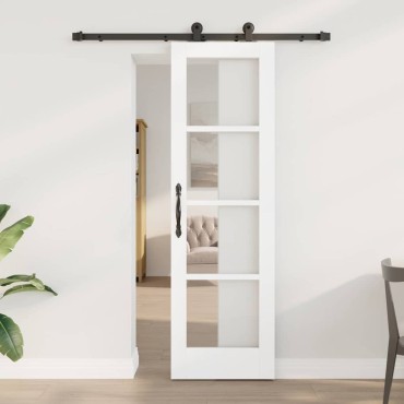 vidaXL Συρόμενη Πόρτα ORKDAL Λευκό 61 x 198,5 εκ.