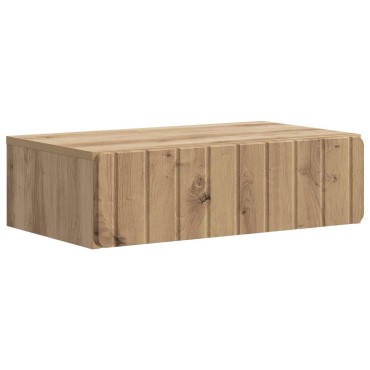 vidaXL Τραπεζάκι Τοίχου 59x34,5x17cm Επεξεργασμένο Ξύλο