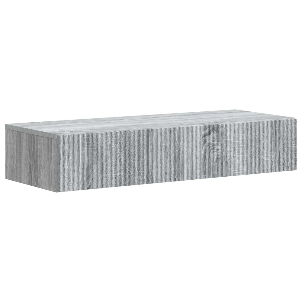 vidaXL Τραπεζάκι Τοίχου Γκρι Sonoma 87,5x34,5x17cm
