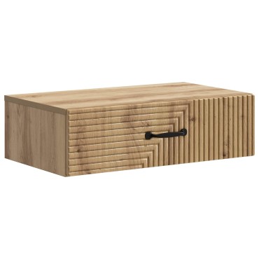 vidaXL Τραπεζάκι Τοίχου 59x34,5x17cm Επεξεργασμένο Ξύλο
