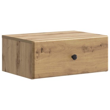 vidaXL Τοίχου Κρεμαστό Κομοδίνο Artisan Δρυς 49x34,5x20cm 1 τεμ.