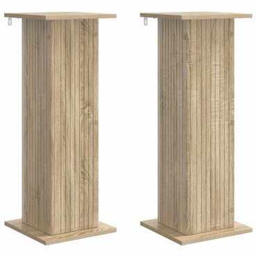 vidaXL Βάση φυτών 2 τμχ. Sonoma Δρυς 30,5 x 30 x 80,5 εκ