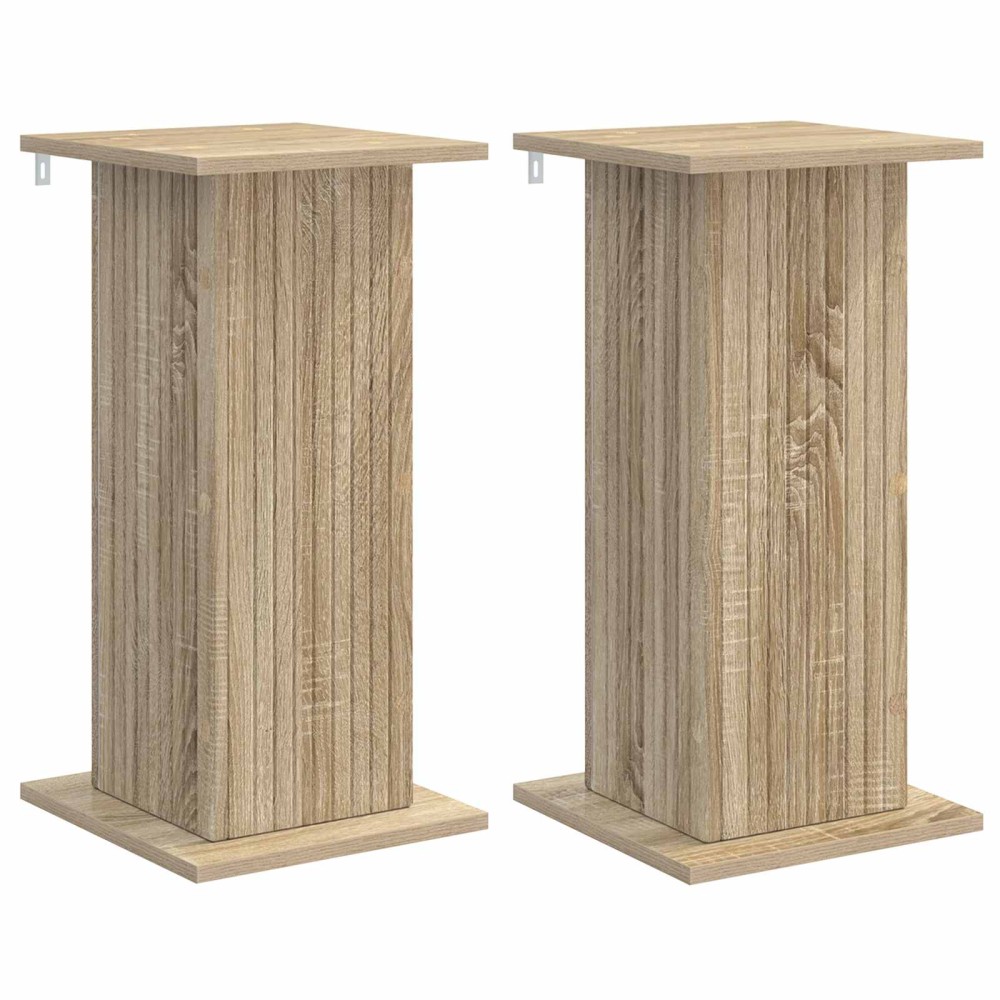 vidaXL Βάση φυτών 2 τμχ. Sonoma Δρυς 30,5 x 30 x 60,5 εκ
