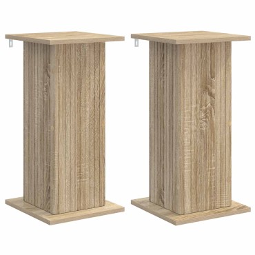 vidaXL Βάση φυτών 2 τμχ. Sonoma Δρυς 30,5 x 30 x 60,5 εκ