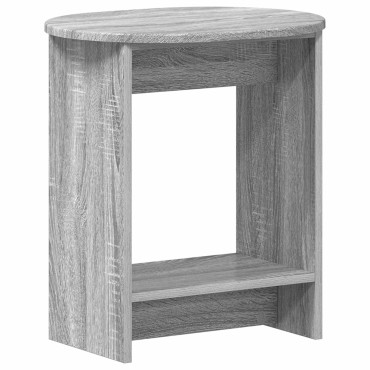 vidaXL Τραπεζάκι Πλευράς Γκρι Sonoma 50x39,5x55 εκ 1 τεμ.
