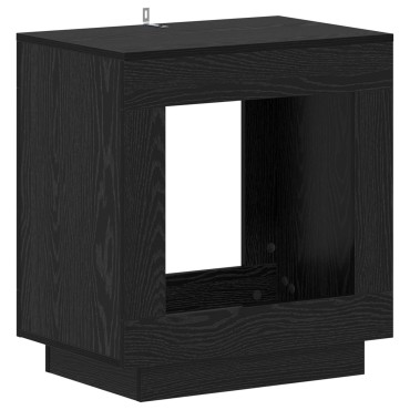 vidaXL Τραπεζάκι Πλευράς Μαύρη Δρυς 60x40x65cm Επεξεργασμένο Ξύλο 1 τεμ.