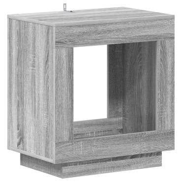 vidaXL Τραπεζάκι Πλευράς Γκρι Sonoma 60x40x65cm 1 τεμ.