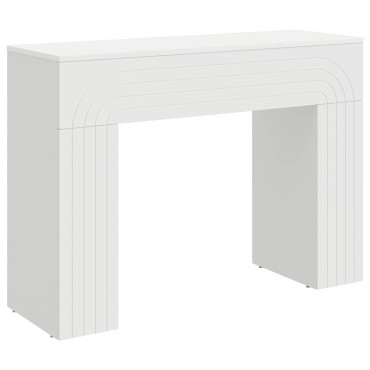 vidaXL Τραπεζάκι σαλονιού Λευκό 102x35x75cm Επεξεργασμένο Ξύλο