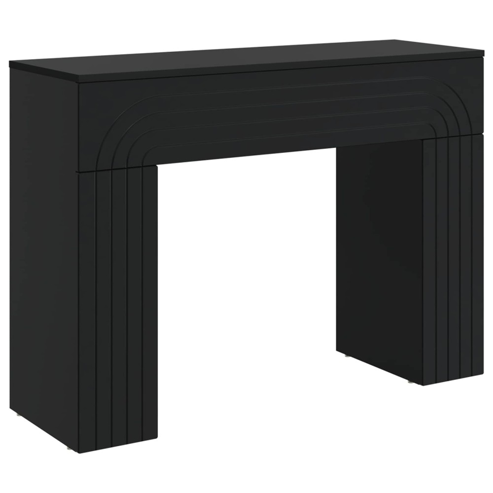 vidaXL Τραπεζάκι σαλονιού Μαύρο 102x35x75cm Επεξεργασμένο Ξύλο
