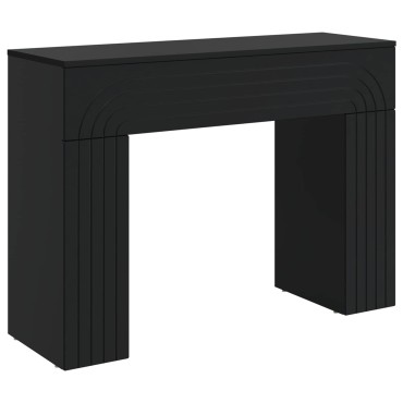 vidaXL Τραπεζάκι σαλονιού Μαύρο 102x35x75cm Επεξεργασμένο Ξύλο