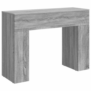 vidaXL Τραπεζάκι σαλονιού Γκρι Sonoma 102x35x75 εκ
